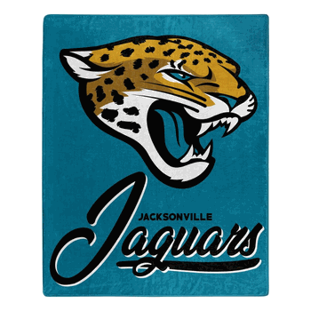 JACKSONVILLE JAGUARS SIGNATURE 50"X60" RASCHEL THROW BLANKET