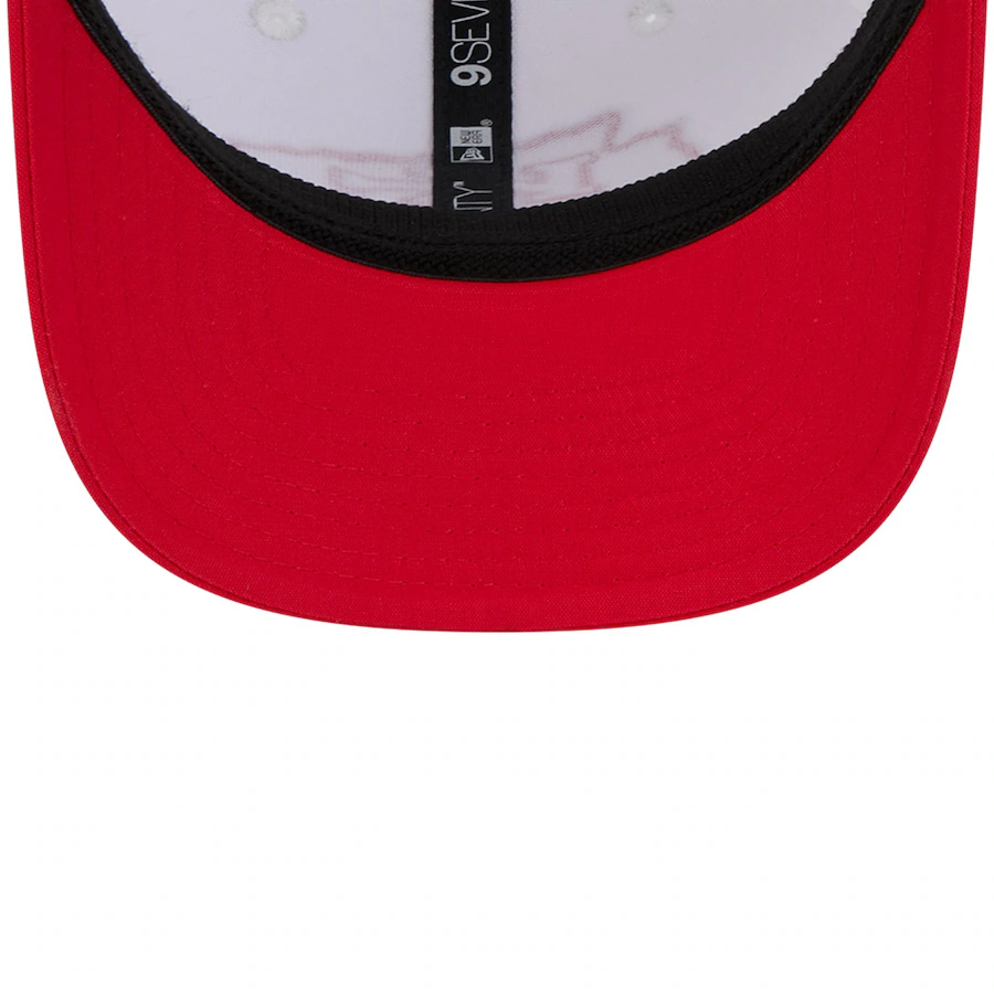 KANSAS CITY CHIEFS 2024 NFL TRAINING CAMP 9SEVENTY STRETCH SNAP TRUCKER HAT - WHITE