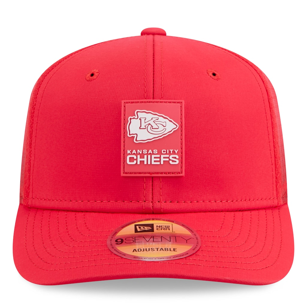 KANSAS CITY CHIEFS 2025 NFL SIDELINE 9SEVENTY STRETCH-SNAP ADJUSTABLE HAT - RED