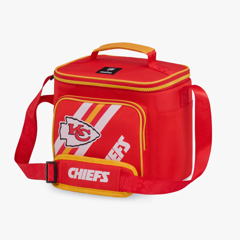 KANSAS CITY CHIEFS IGLOO SQUARE LUNCH COOLER BAG
