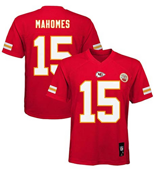 KANSAS CITY CHIEFS PATRICK MAHOMES YOUTH MID TIER JERSEY