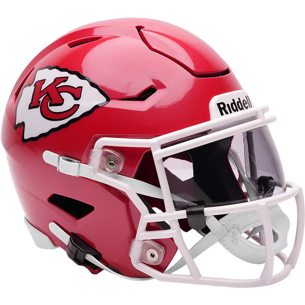 flex football helmets Riddell SpeedFlex MIDI NFL Replica Helmet Mid-Size Kansas City Chiefs