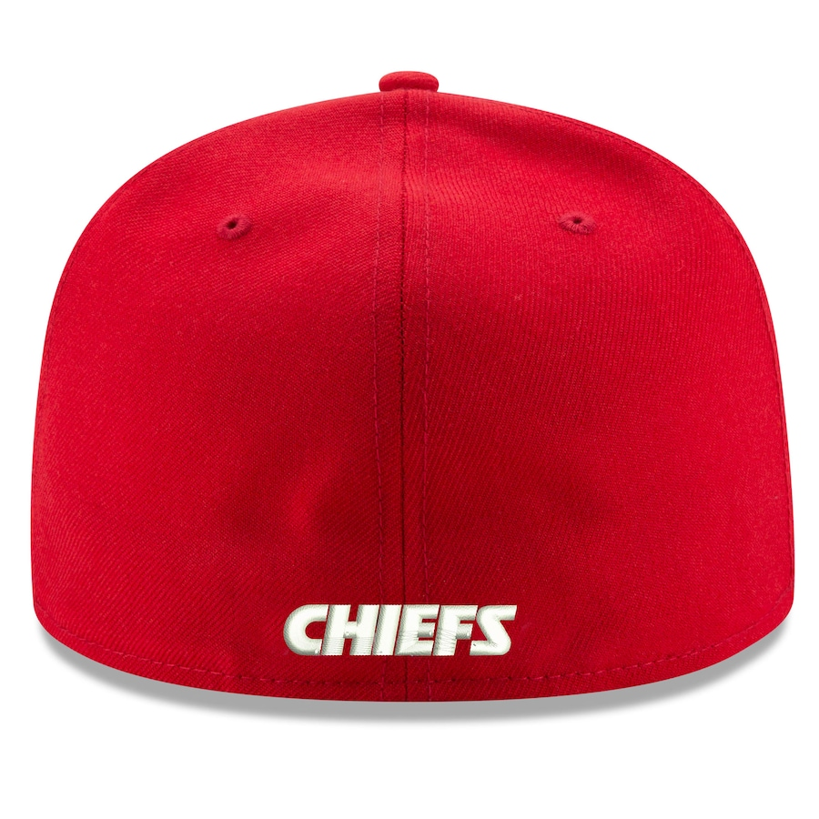 KANSAS CITY CHIEFS SUPER BOWL LIX SIDE PATCH 59FIFTY FITTED HAT- RED