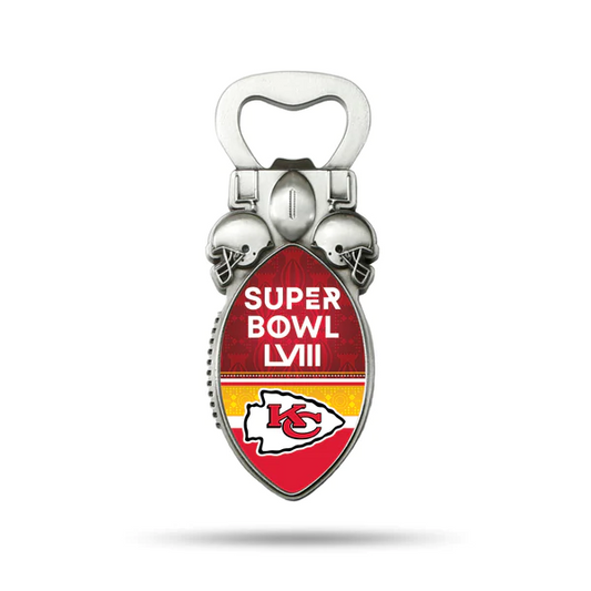 KANSAS CITY CHIEFS SUPER BOWL LVIII BOUND BOTTLE OPENER