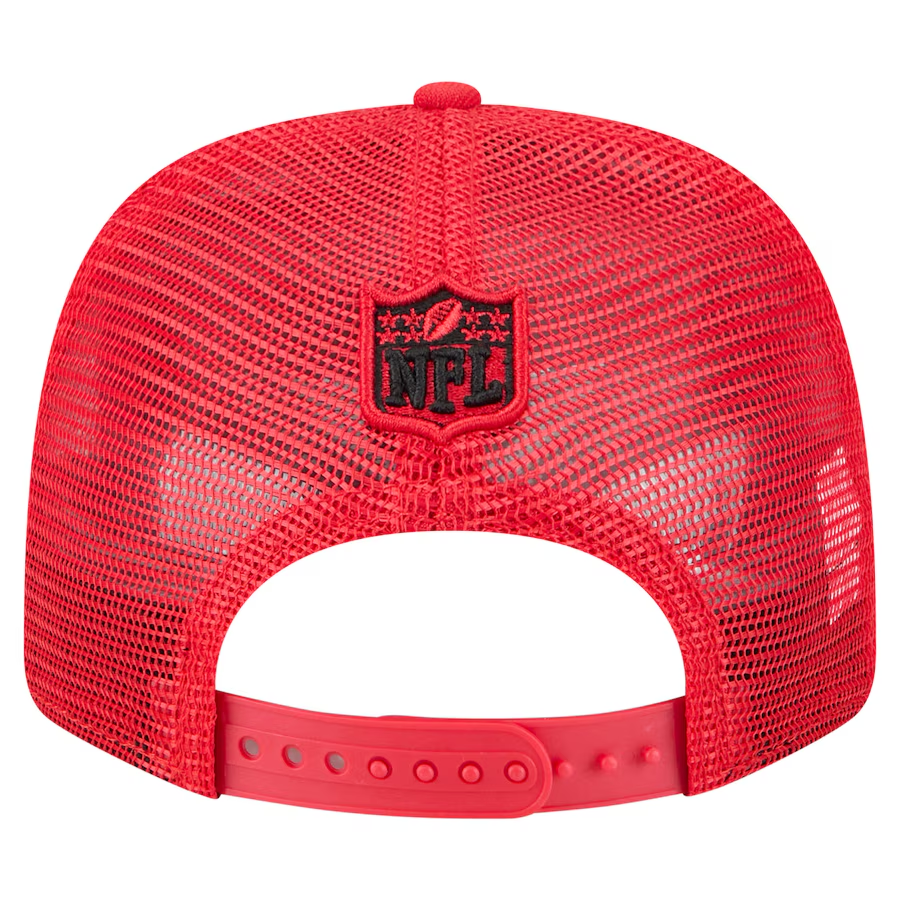 KANSAS CITY CHIEFS TEAM COLLECTION 9SEVENTY STRETCH SNAP ADJUSTABLE HAT - RED