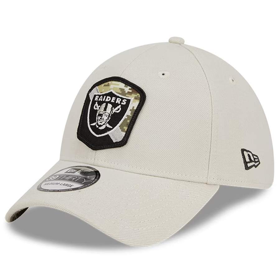 LAS VEGAS RAIDERS 2023 SALUTE TO SERVICE 39THIRTY FLEX FIT HAT
