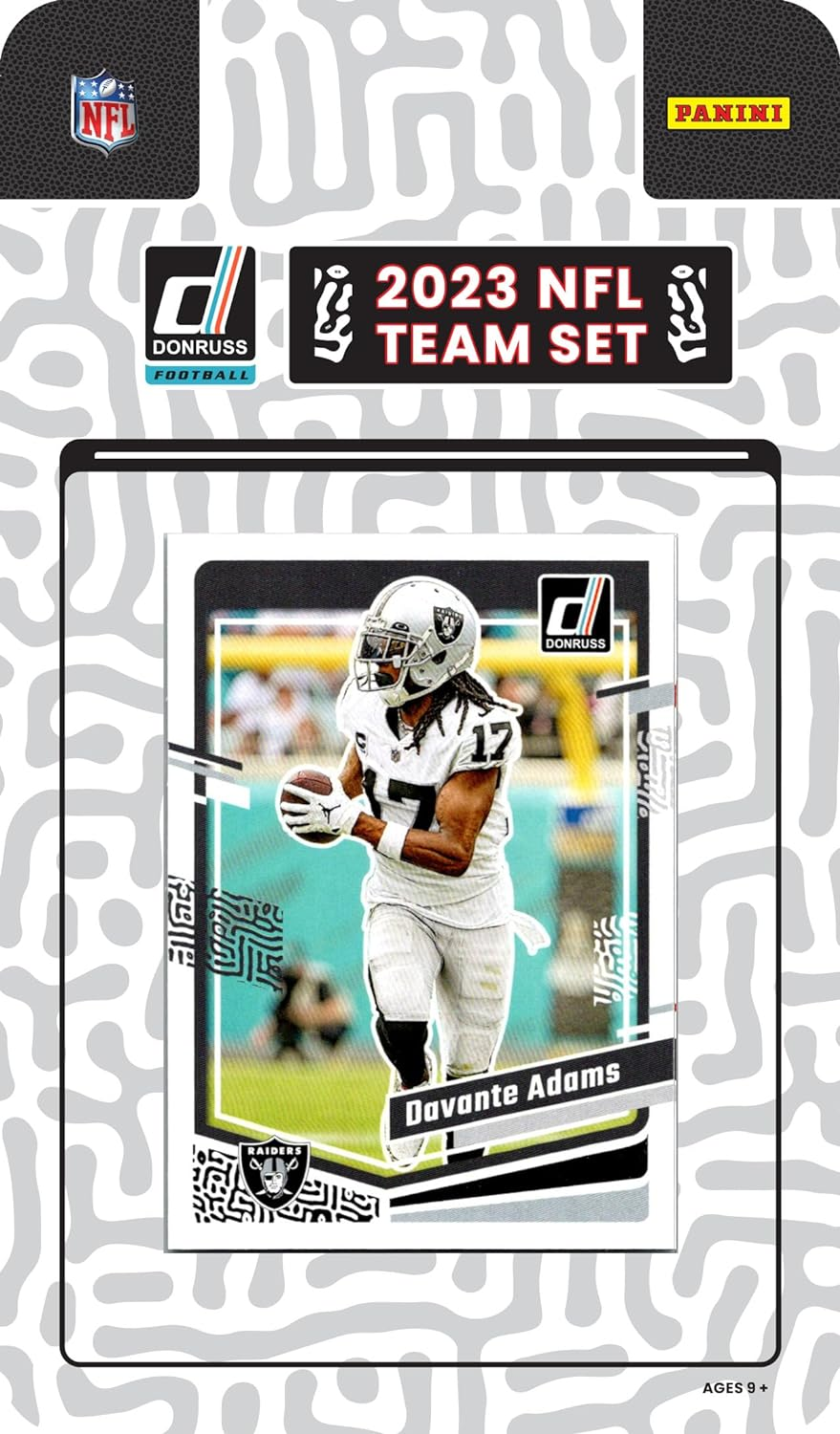 LAS VEGAS RAIDERS 2023 TEAM SET BY DONRUSS