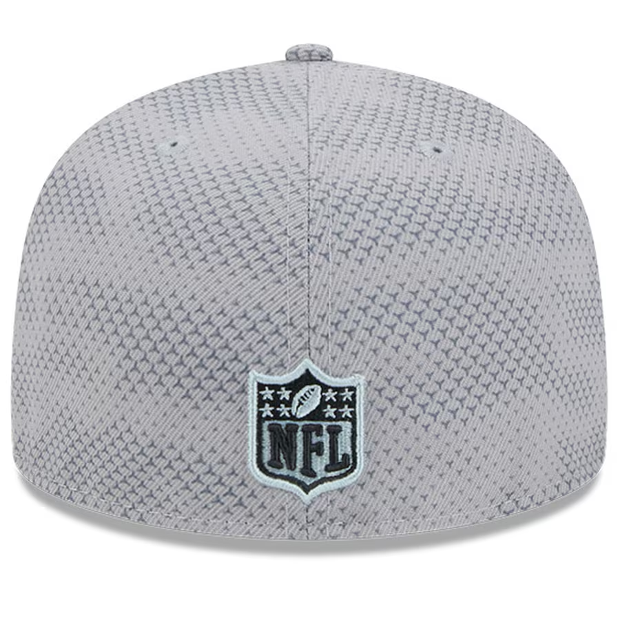 LAS VEGAS RAIDERS 2024 NFL SIDELINE 59FIFTY FITTED HAT - GRAY