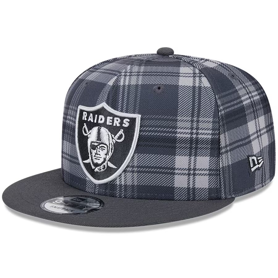 LAS VEGAS RAIDERS 2024 NFL SIDELINE STATEMENT 9FIFTY SNAPBACK HAT - GRAY