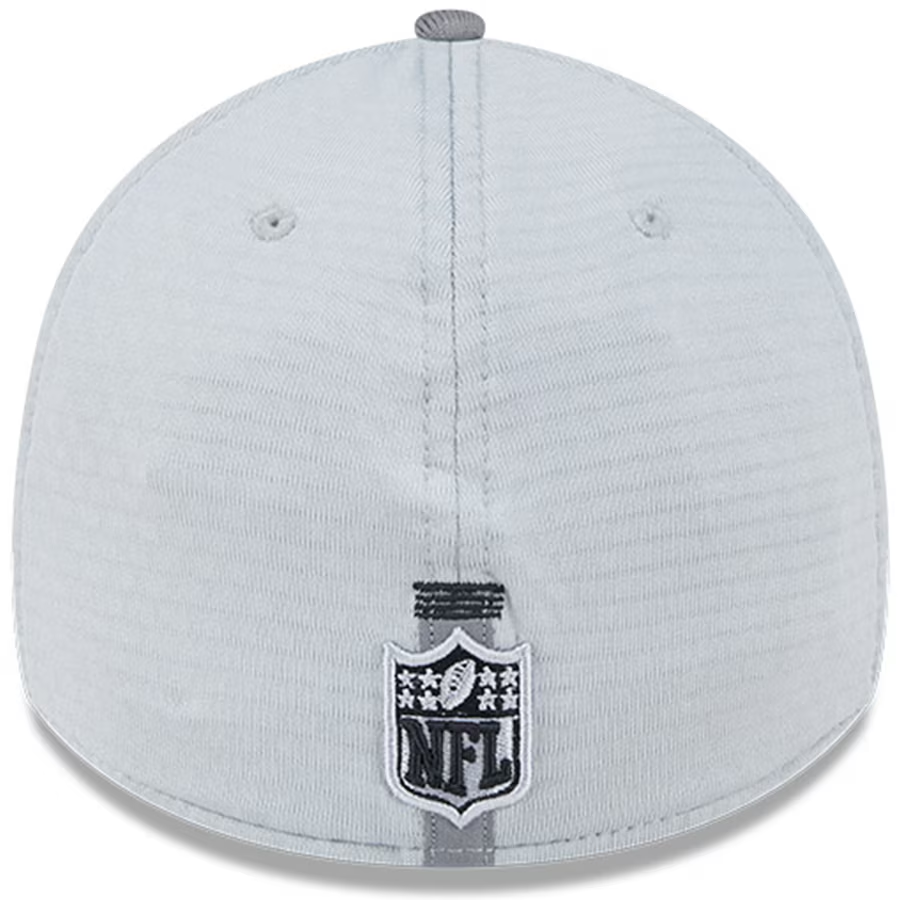 LAS VEGAS RAIDERS 2024 NFL TRAINING CAMP 39THIRTY FLEX FIT HAT - GRAY HEATHER