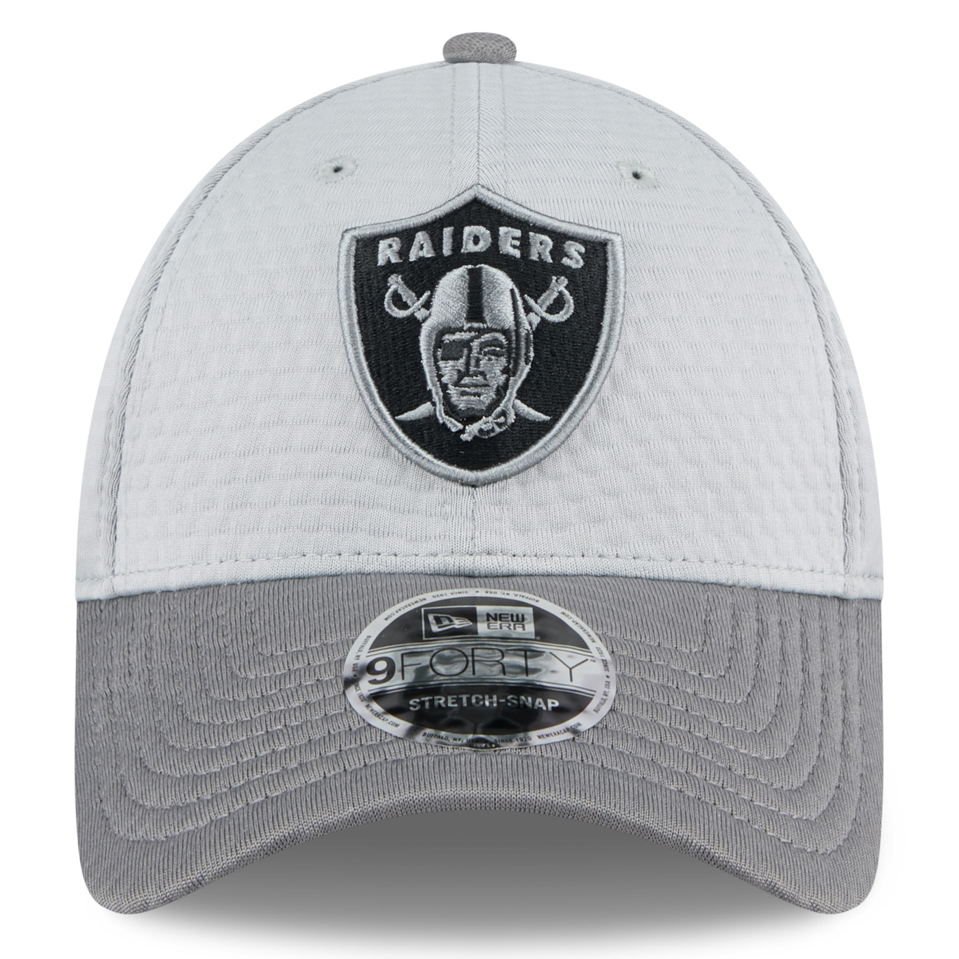 LAS VEGAS RAIDERS 2024 NFL TRAINING CAMP 9FORTY-STRETCH SNAP HAT - GRAY HEATHER