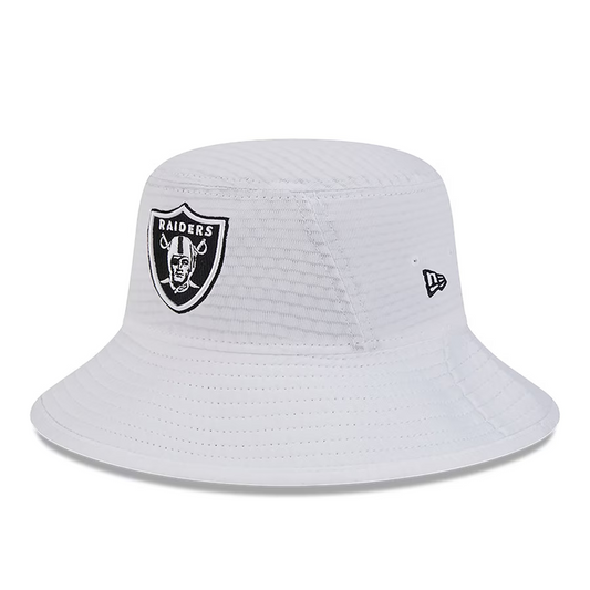 LAS VEGAS RAIDERS 2024 NFL TRAINING CAMP BUCKET HAT - WHITE