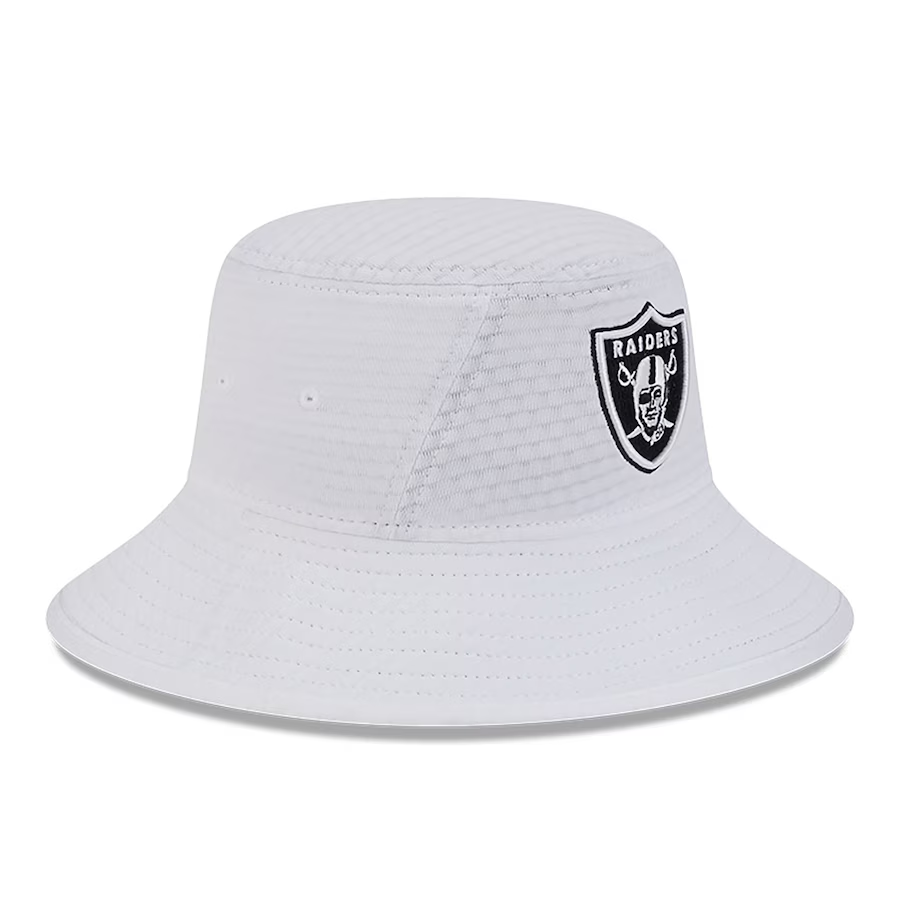 LAS VEGAS RAIDERS 2024 NFL TRAINING CAMP BUCKET HAT - WHITE