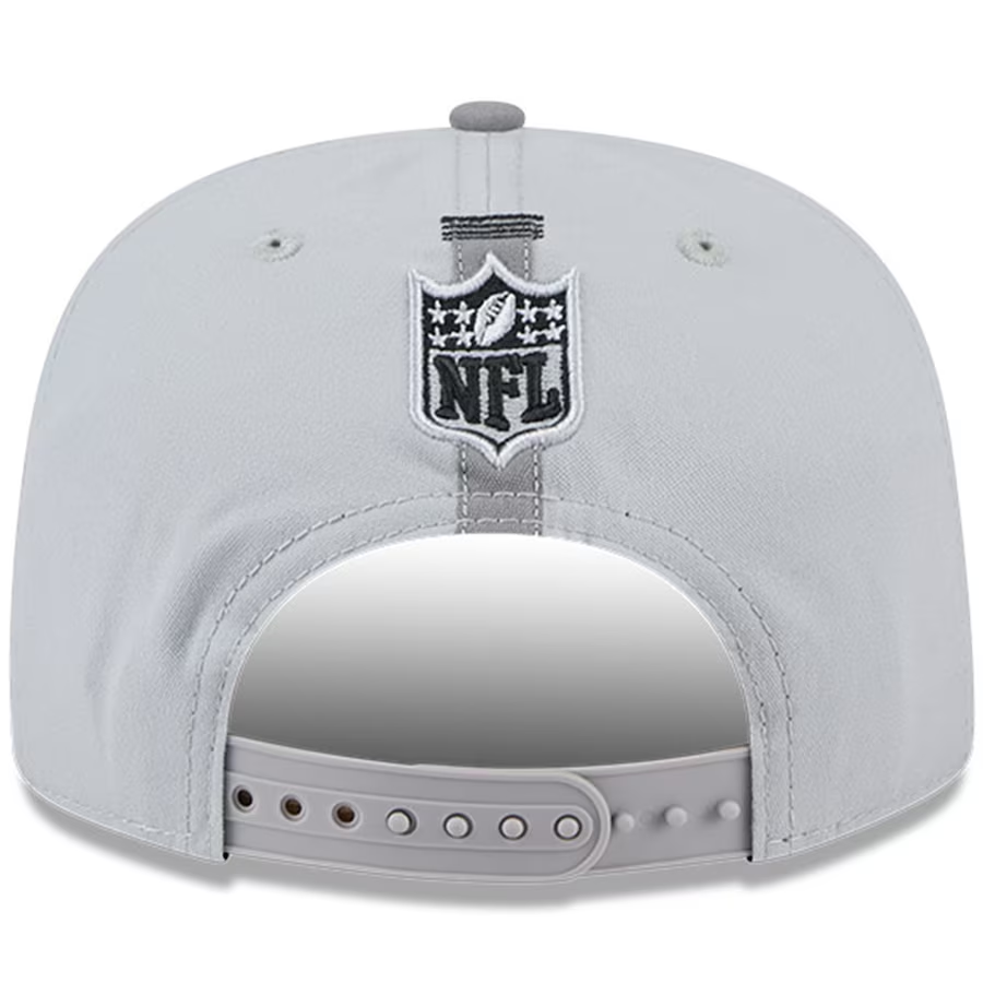 LAS VEGAS RAIDERS 2024 NFL TRAINING CAMP GOLFER HAT - GRAY HEATHER