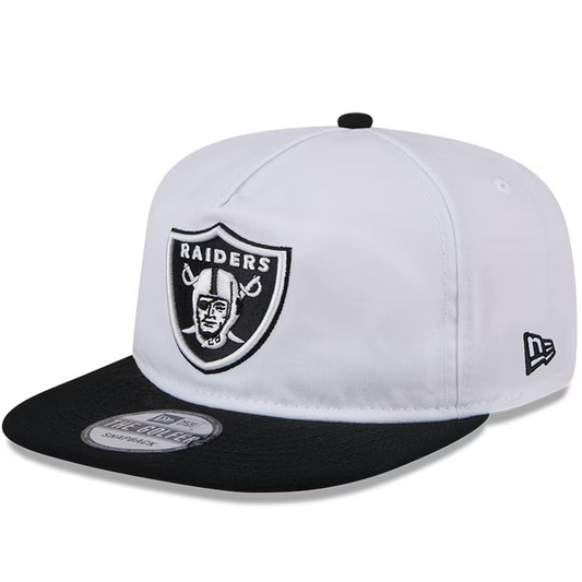 LAS VEGAS RAIDERS 2024 NFL TRAINING CAMP GOLFER HAT - WHITE