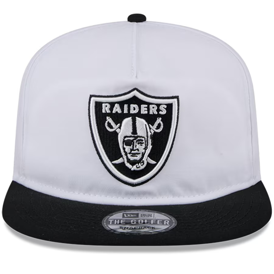 LAS VEGAS RAIDERS 2024 NFL TRAINING CAMP GOLFER HAT - WHITE