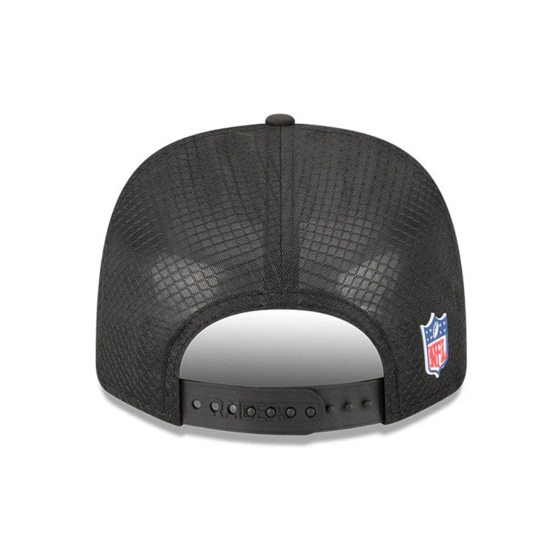 LAS VEGAS RAIDERS 2025 NFL SIDELINE RETRO 9SEVENTY STRETCH-SNAP ADJUSTABLE HAT - BLACK