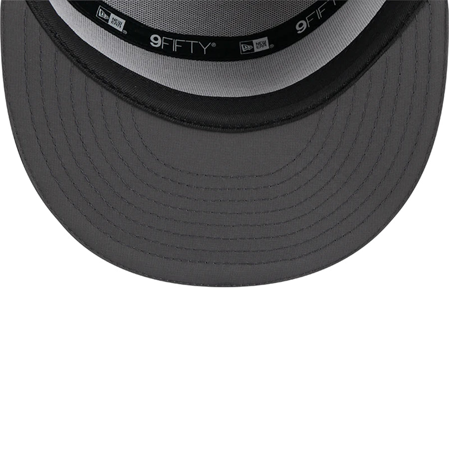 LAS VEGAS RAIDERS 2025 NFL TRAINING CAMP 9FIFTY SPLIT PANEL SNAPBACK HAT - GRAY