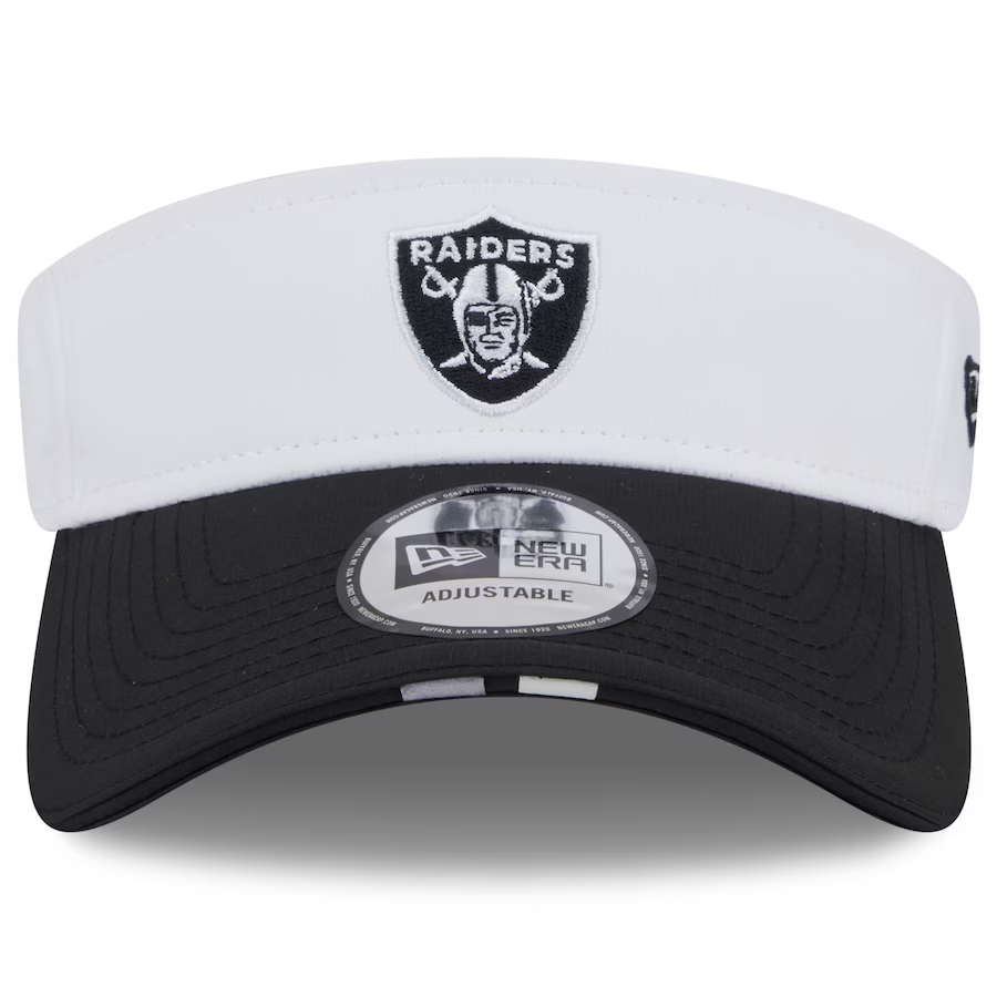 LAS VEGAS RAIDERS 2025 NFL TRAINING CAMP VISOR - WHITE