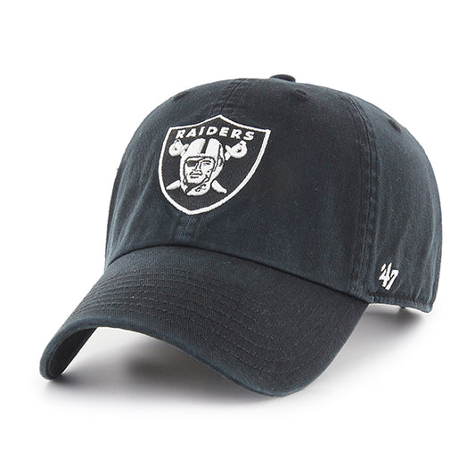 LAS VEGAS RAIDERS '47 CLEAN UP ADJUSTABLE HAT - BLACK