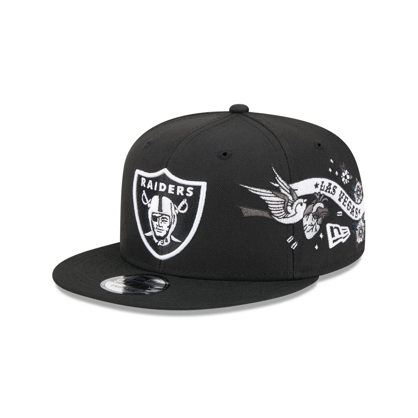 LAS VEGAS RAIDERS CITY ART 9FIFTY SNAPBACK - BLACK/WHITE