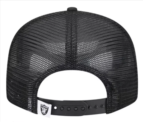 LAS VEGAS RAIDERS EVERGREEN TRUCKER 9FIFTY SNAPBACK - BLACK