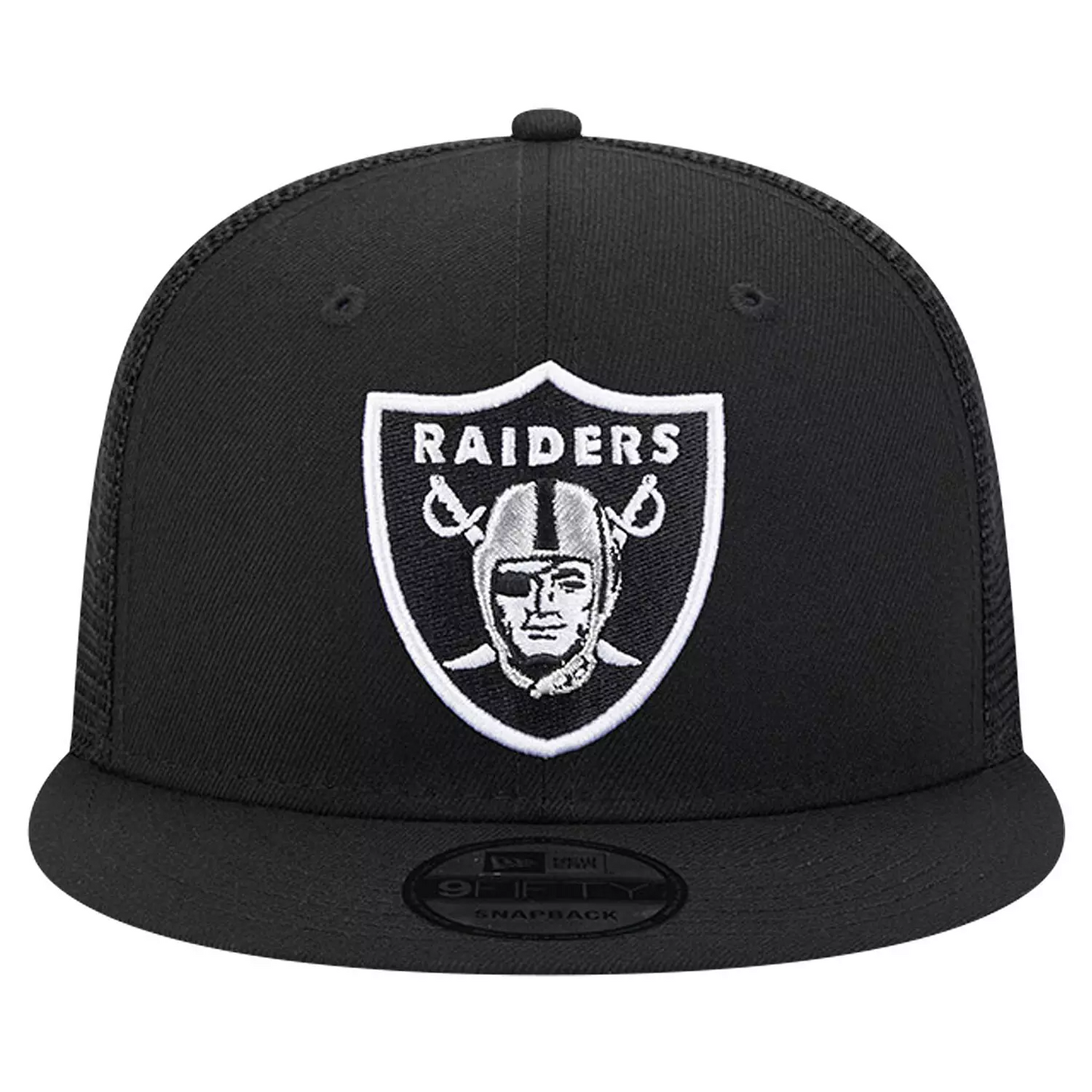 LAS VEGAS RAIDERS EVERGREEN TRUCKER 9FIFTY SNAPBACK - BLACK