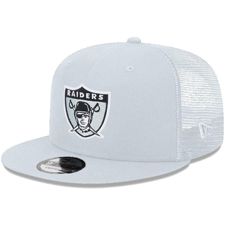 LAS VEGAS RAIDERS EVERGREEN TRUCKER 9FIFTY SNAPBACK - GRAY
