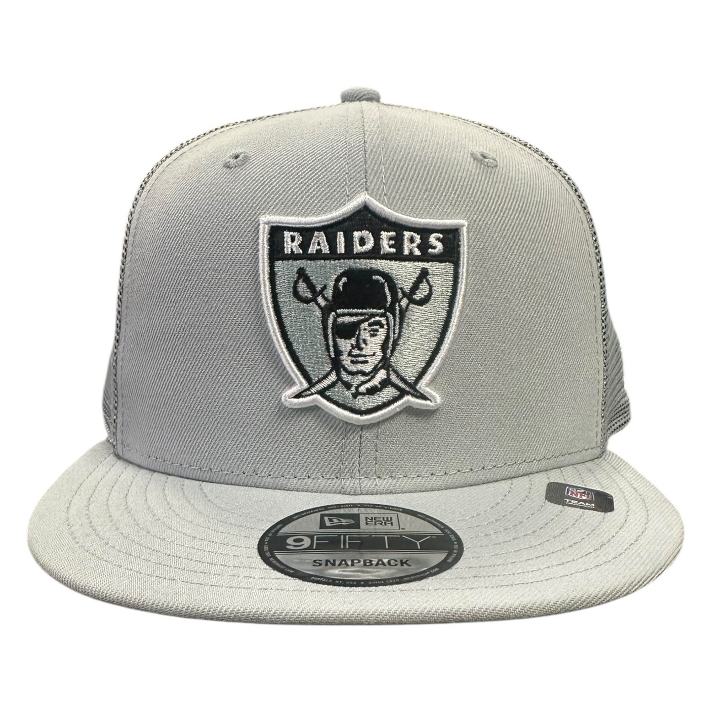 LAS VEGAS RAIDERS EVERGREEN TRUCKER 9FIFTY SNAPBACK - GRAY