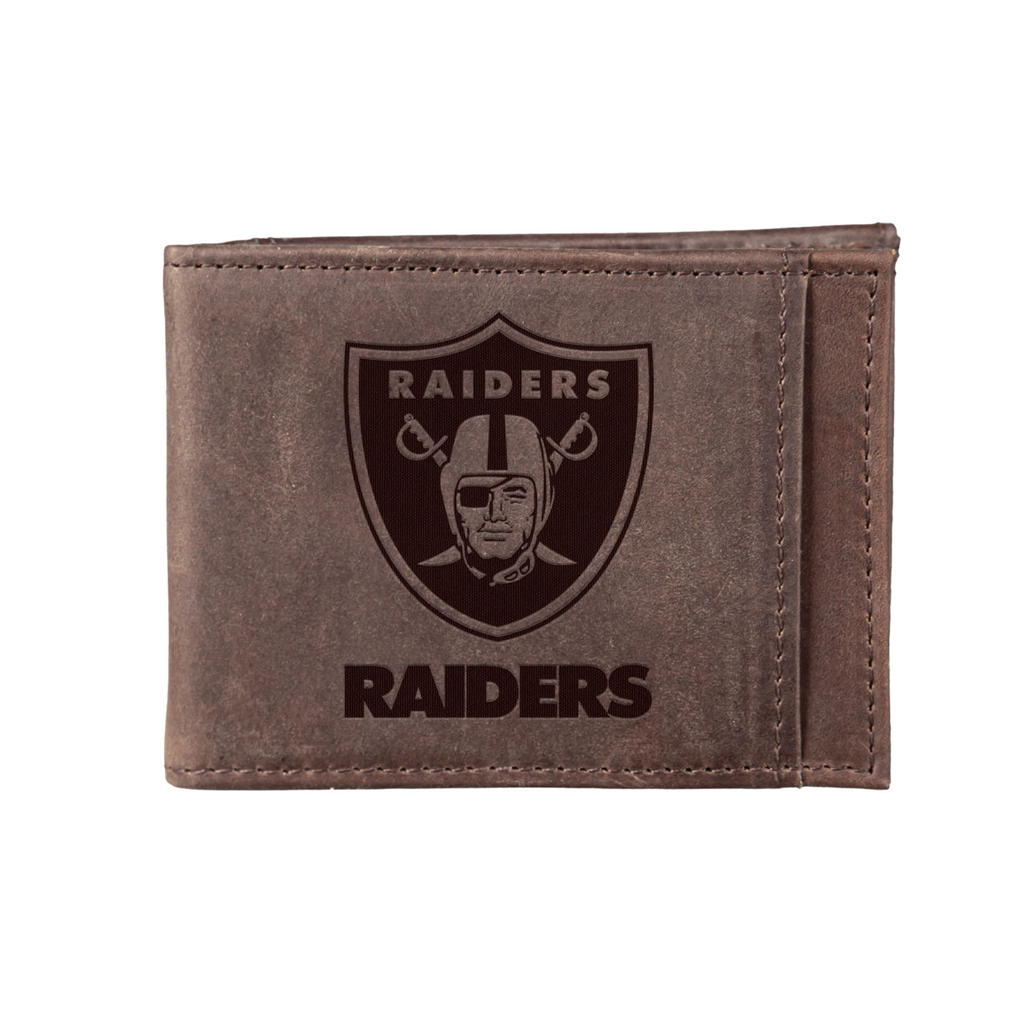 LAS VEGAS RAIDERS FRONT POCKET SLIM CARD HOLDER WITH RFID BLOCKING