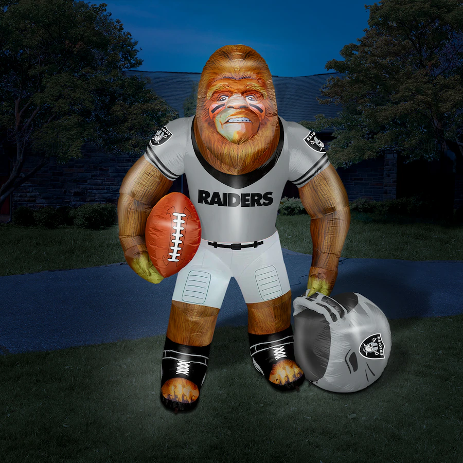 LAS VEGAS RAIDERS INFLATABLE BIG FOOTBALLER
