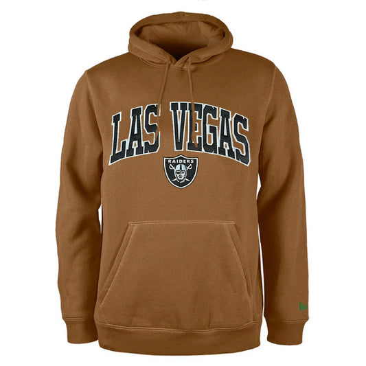 LAS VEGAS RAIDERS MEN'S COLOR PACK PULLOVER HOODED SWEATSHIRT - LIGHT BRONZE