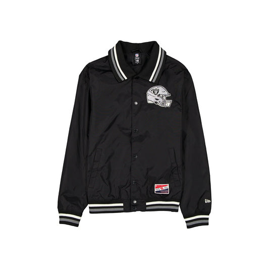 LAS VEGAS RAIDERS MEN'S THROWBACK JACKET - BLACK