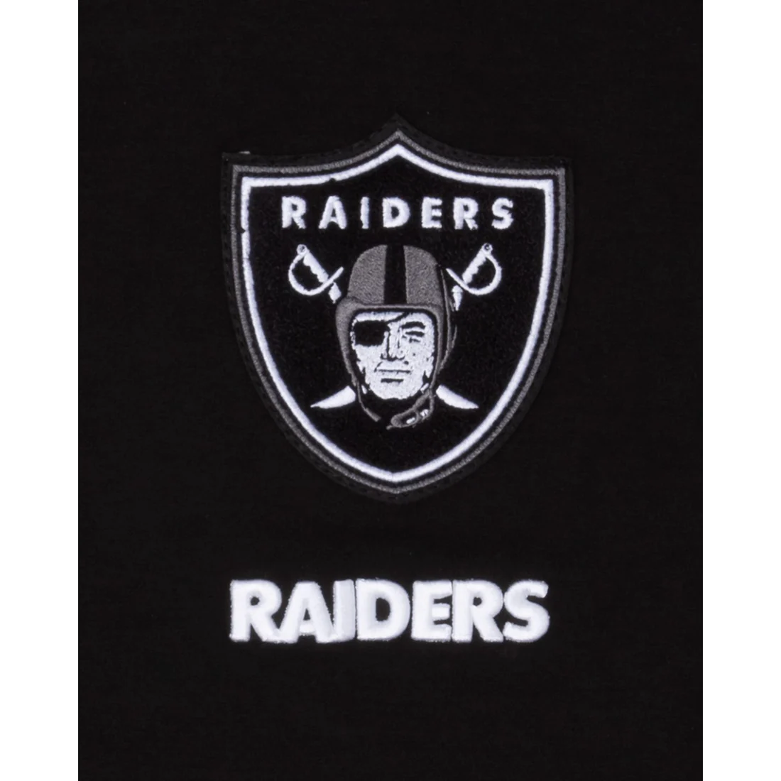 LAS VEGAS RAIDERS MEN'S LOGO SELECT PULLOVER HOODED SWEATSHIRT - BLACK
