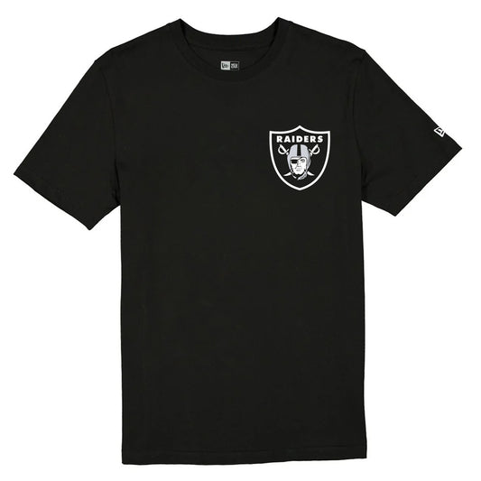 LAS VEGAS RAIDERS MEN'S NEW ERA TEAM BACK T-SHIRT - BLACK
