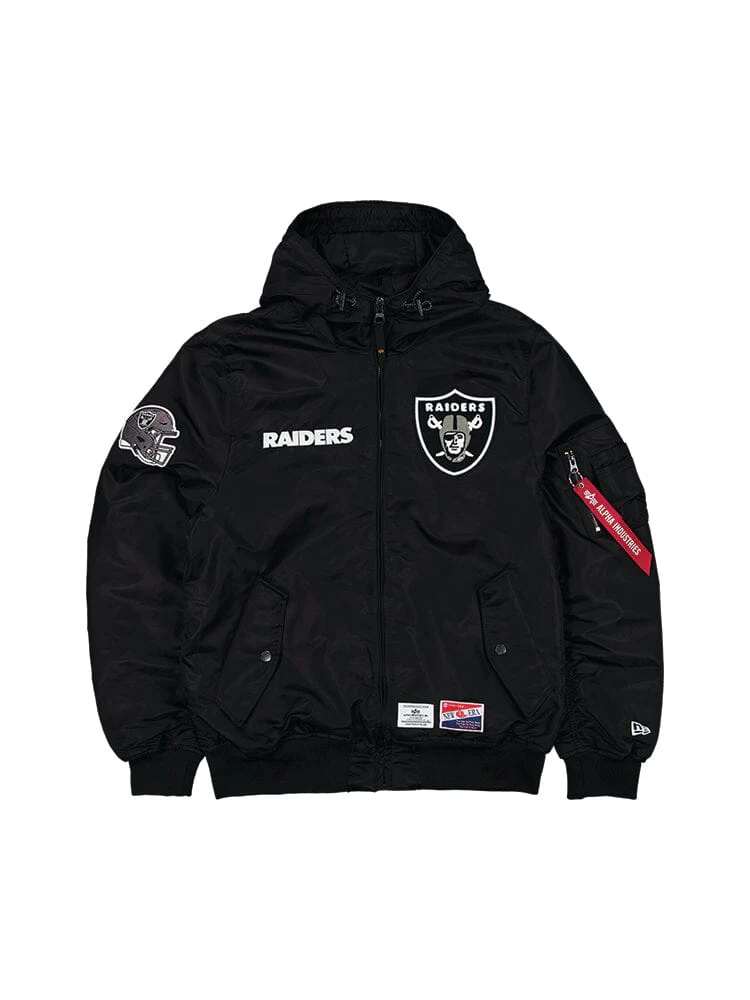 LAS VEGAS RAIDERS MEN'S NEWERA X ALPHA INDUSTRIES L-2B LAS VEGAS RAIDERS MEN'S NEWERA X ALPHA INDUSTRIES L-2B