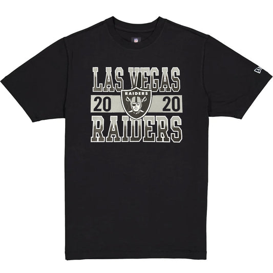 LAS VEGAS RAIDERS MEN'S SPORTS NIGHT T-SHIRT - BLACK