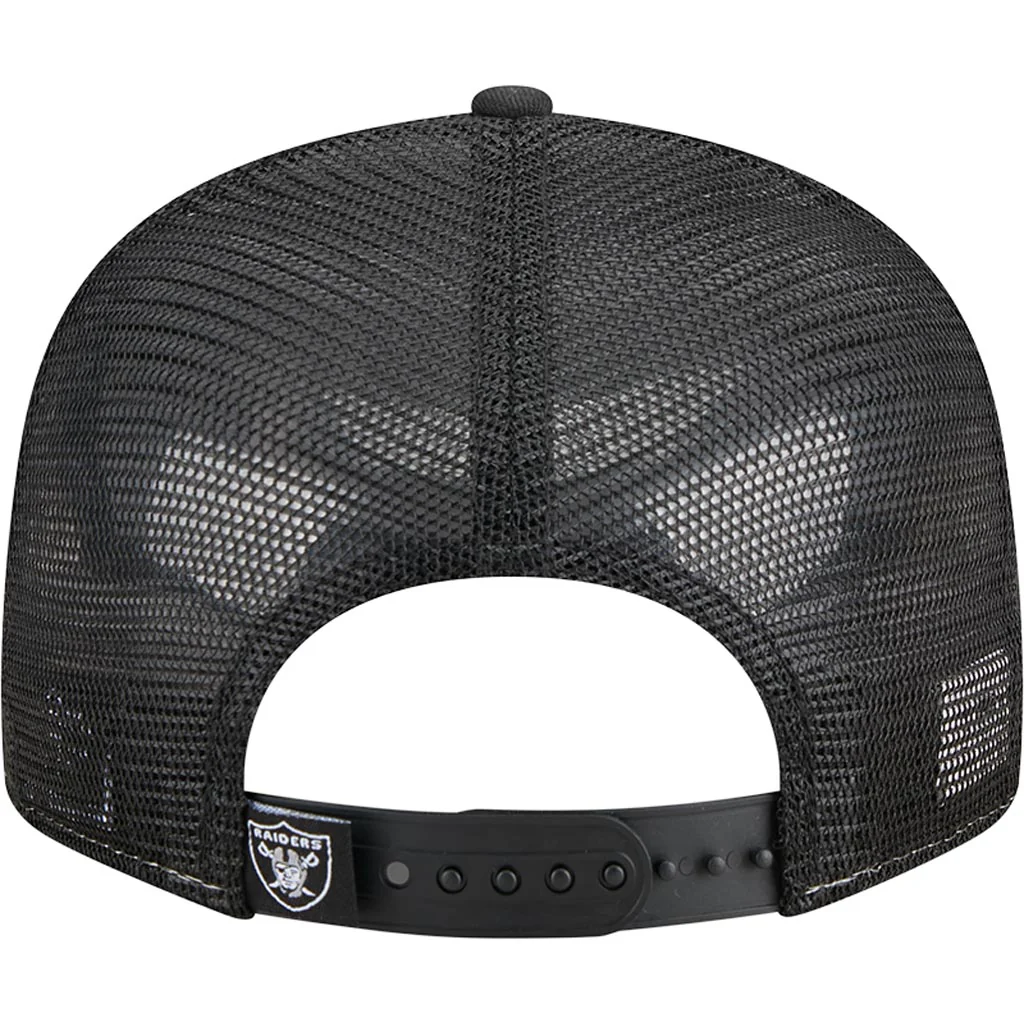 LAS VEGAS RAIDERS OUTDOOR SPLIT PANEL TRUCKER 9FIFTY SNAPBACK HAT