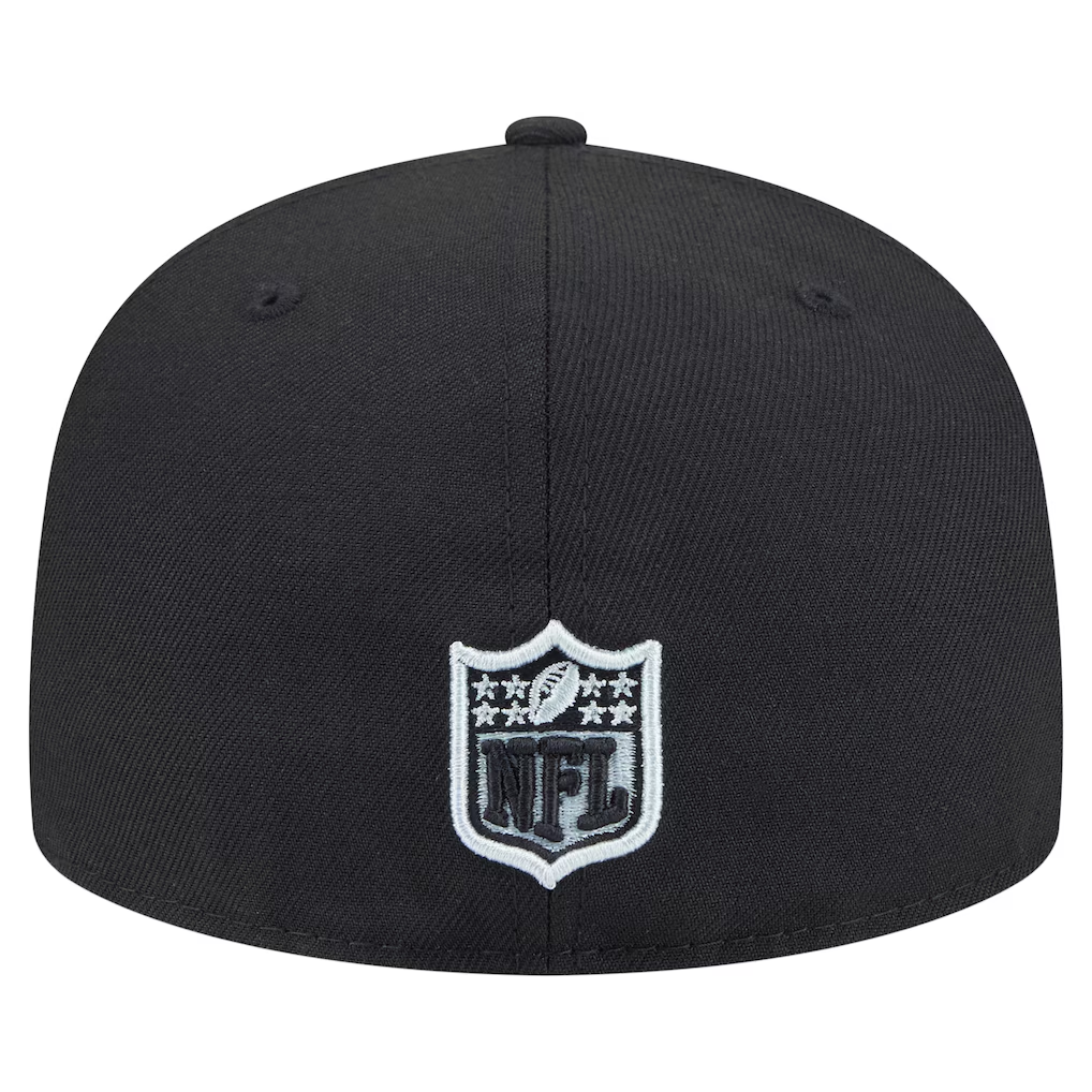 LAS VEGAS RAIDERS OVERSIZED 59FIFTY FITTED HAT - BLACK