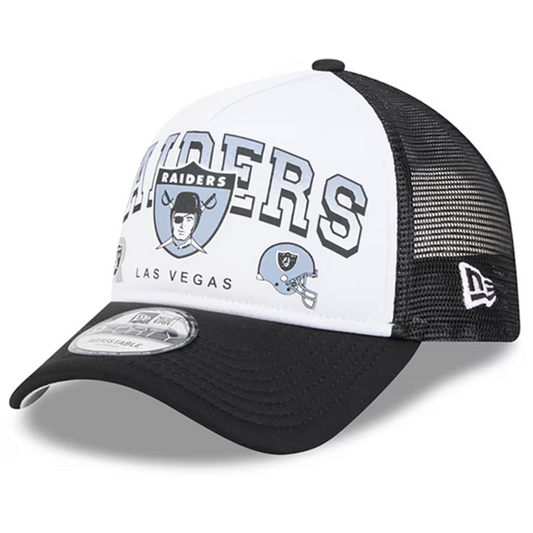 LAS VEGAS RAIDERS RETRO WORDMARK A-FRAME 9FORTY ADJUSTABLE HAT