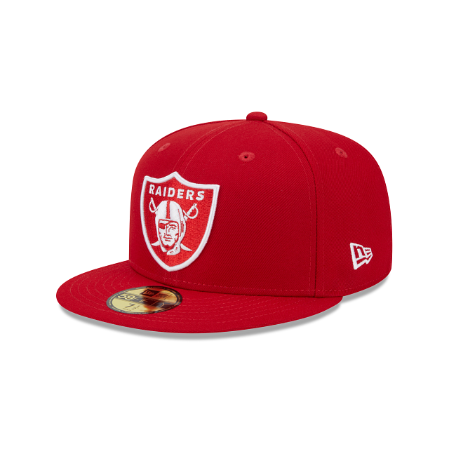 LAS VEGAS RAIDERS SUPER BOWL PARCHE XVIII 59FIFTY AJUSTADO - ESCARLATA