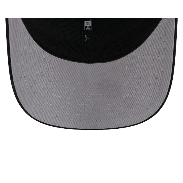 LAS VEGAS RAIDERS TRUCKER 9SEVENTY STRETCH-SNAP ADJUSTABLE HAT - BLACK