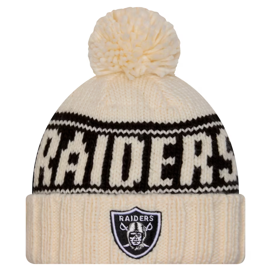 LAS VEGAS RAIDERS WOMEN'S 2024 NFL SIDELINE CUFFED KNIT BEANIE