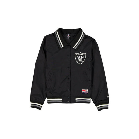 LAS VEGAS RAIDERS WOMEN'S THROWBACK JACKET - BLACK