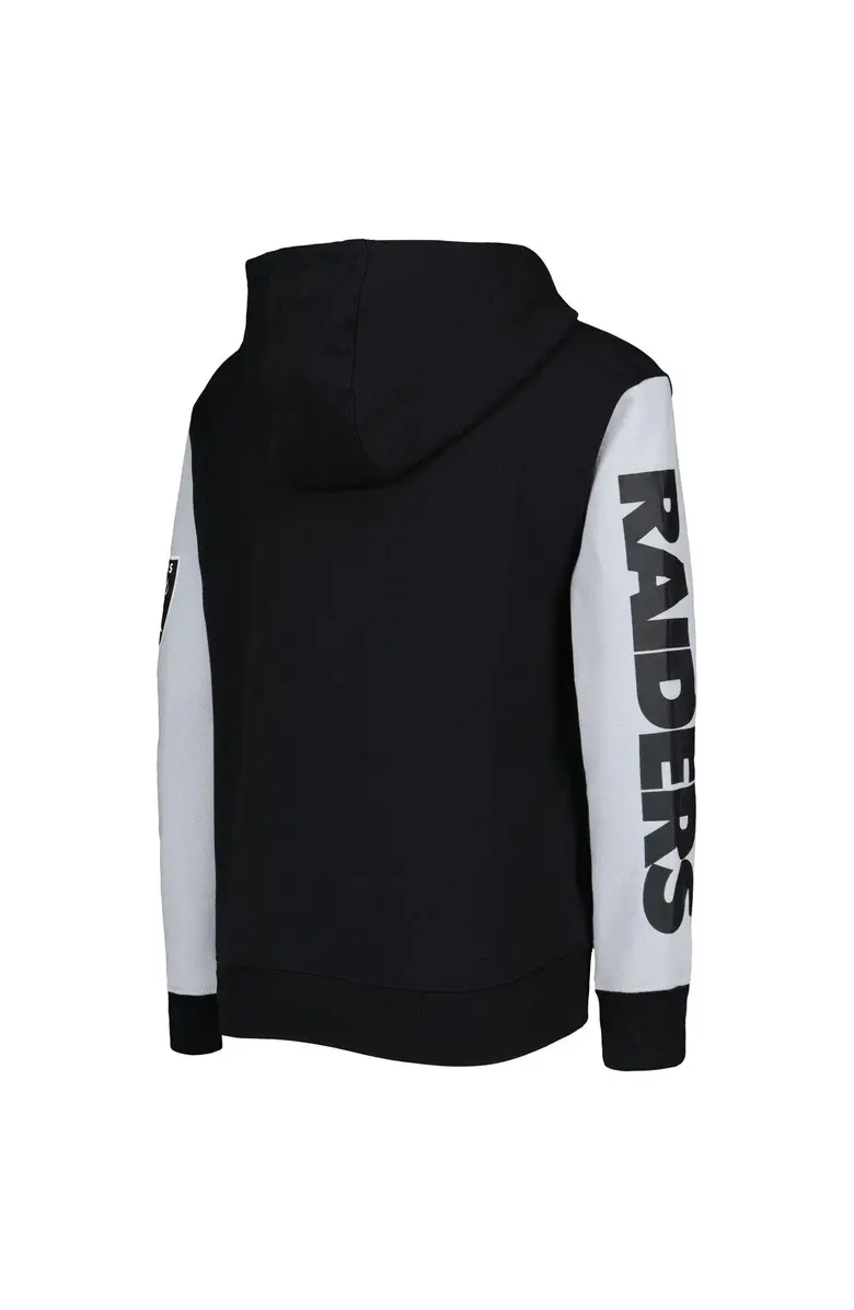 LAS VEGAS RAIDERS YOUTH POSTER BOARD FULL -ZIP HOODED SWEATSHIRT