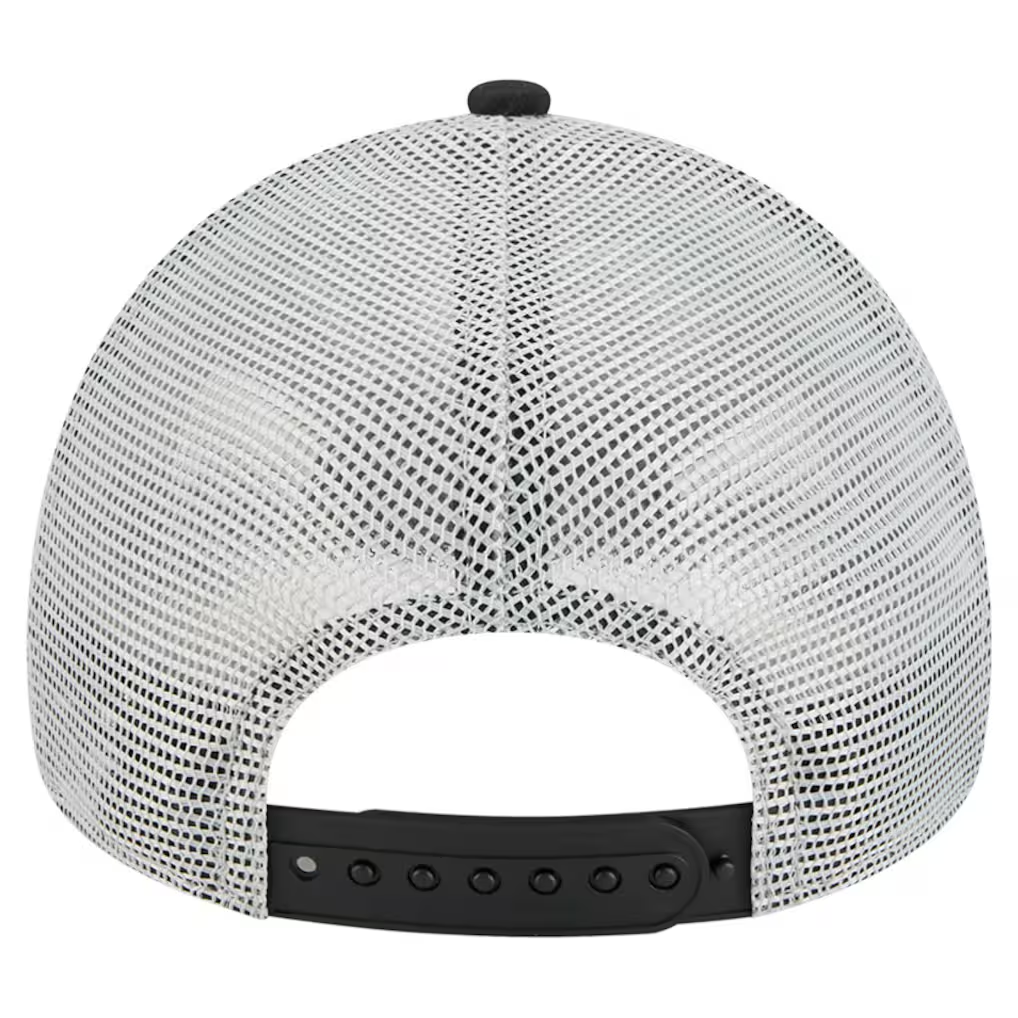 LAS VEGAS RAIDERS YOUTH STREAK A-FRAME 9FORTY ADJUSTABLE HAT - WHITE/BLACK