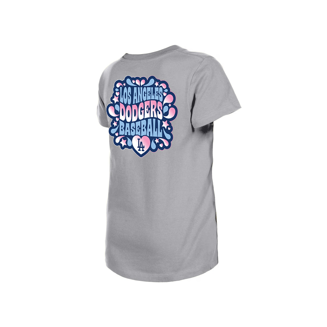 LOS ANGELES DODGERS GIRLS GROOVY BACK V-NECK T-SHIRT