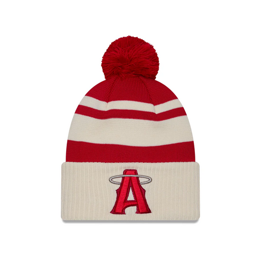 LOS ANGELES ANGELS CITY CONNECT CUFFED KNIT BEANIE WITH POM