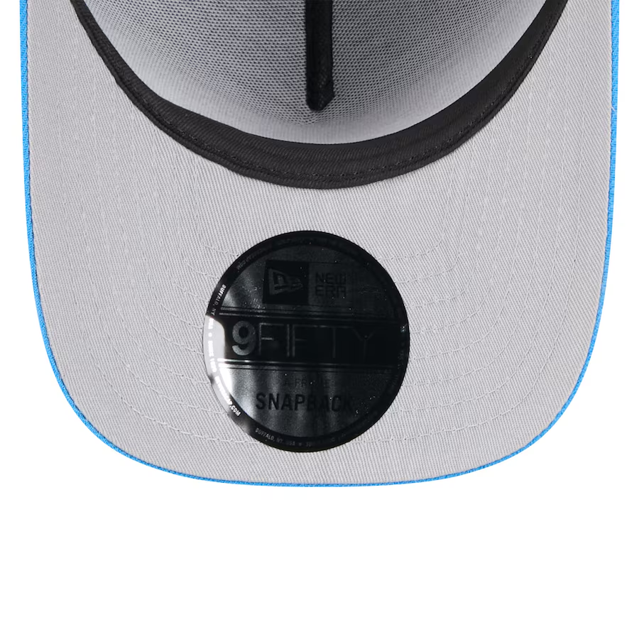 LOS ANGELES CHARGERS 2025 NFL DRAFT 9FIFTY A-FRAME SNAPBACK HAT - BLACK/BLUE