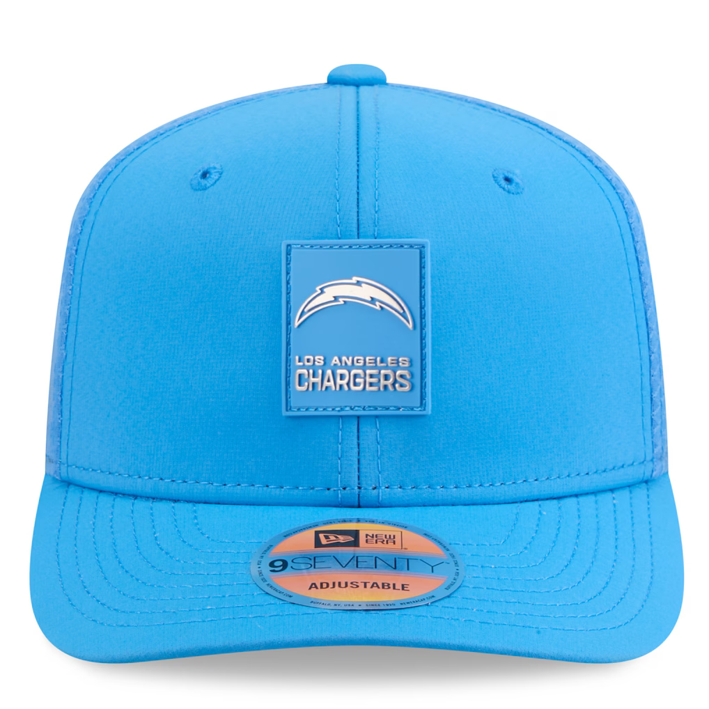 LOS ANGELES CHARGERS 2025 NFL SIDELINE 9SEVENTY STRETCH-SNAP ADJUSTABLE HAT - POWDER BLUE